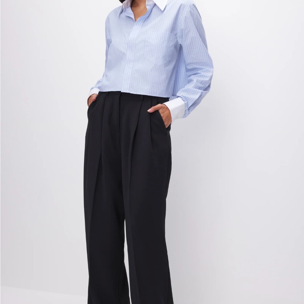 Good American Wide Leg Trousers